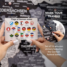 Load image into Gallery viewer, 3D Germany Wooden Map Nordik