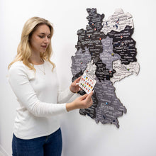 Load image into Gallery viewer, 3D Germany Wooden Map Nordik