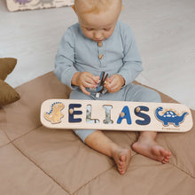 Load image into Gallery viewer, Boy Dinosaur Name Puzzle