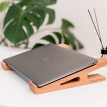 Load image into Gallery viewer, Wooden Laptop Stand – Solid Wood