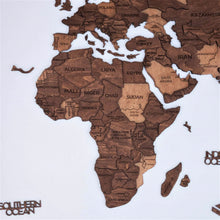 Load image into Gallery viewer, 3D Wooden World Map Oak (for US only)
