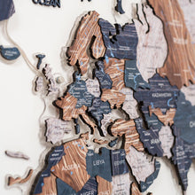 Load image into Gallery viewer, 3D LUMINOUS LED Wooden World Map 2.0 Mystery