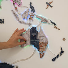 Load image into Gallery viewer, 3D LUMINOUS LED Wooden World Map 2.0 Mystery