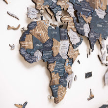 Load image into Gallery viewer, 3D LED / LUMINOUS Wooden World Map 3.0 Mystery