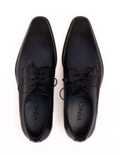 Load image into Gallery viewer, The Moon Navy Blue Leather Derby Men  Shoe