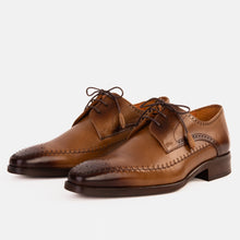 Load image into Gallery viewer, The Moon Tan Leather Derby Men Shoe