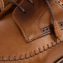 Load image into Gallery viewer, The Moon Tan Leather Derby Men Shoe