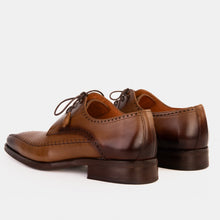 Load image into Gallery viewer, The Moon Tan Leather Derby Men Shoe