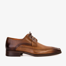 Load image into Gallery viewer, The Moon Tan Leather Derby Men Shoe
