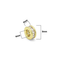 Load image into Gallery viewer, Baguette CZ Tube Shape Spacer Beads, Sku#Y1066