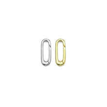 Load image into Gallery viewer, Plain Gold /Silver  Long Paperclip Snap Click Clasp/Charm Holder, Sku#Y839