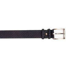Load image into Gallery viewer, The Majesty Navy Blue Leather Belt