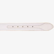 Load image into Gallery viewer, The Lexington White Leather Belt