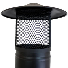 Load image into Gallery viewer, Black Steel Chimenea Wood Burning Fire Pit