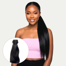 Load image into Gallery viewer, Yaki Straight 100% Human Hair Ponytail Extension