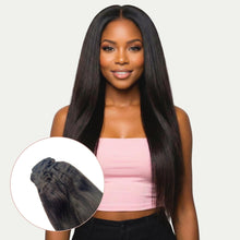 Load image into Gallery viewer, Yaki Straight Clip-In 100% Human Hair  Extensions