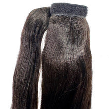 Load image into Gallery viewer, Yaki Straight 100% Human Hair Ponytail Extension