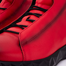 Load image into Gallery viewer, The Vertex Red Leather Men's Sneaker