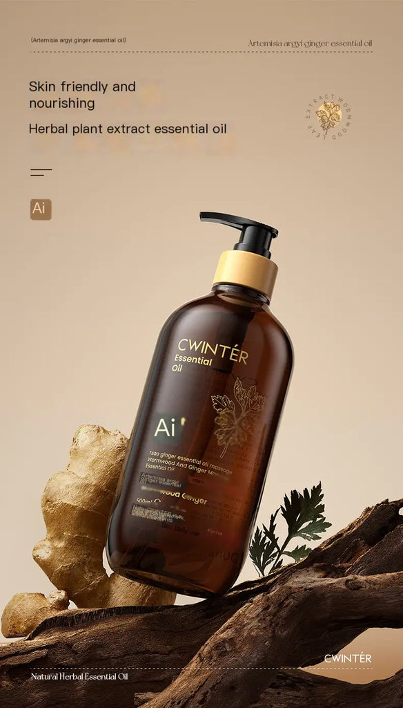 Ginger Essential Oil 500ml for Body Care and Moisture