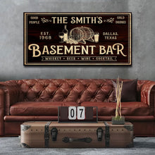 Load image into Gallery viewer, Personalized Basement Bar Sign
