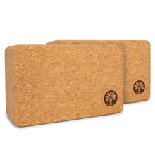 Load image into Gallery viewer, Cork Yoga Block Set