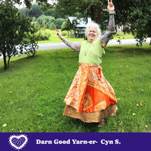 Load image into Gallery viewer, Made With Love: The Original Sari Wrap Skirt