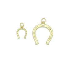 Load image into Gallery viewer, 18K Gold Lucky Horse Shoe Shape Pendant/Charm, Z1310