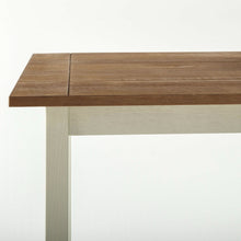 Load image into Gallery viewer, Classic Pine Wood 45 x 28 inch Dining Table with White Legs