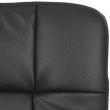 Load image into Gallery viewer, Modern Black Faux Leather Cushion Home Office Desk Chair