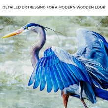 Load image into Gallery viewer, Beach Blue Heron Canvas Wall Art II
