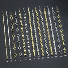 Load image into Gallery viewer, Elegant Link Bracelet Bracelet, Mixed Metal Chain bracelet collection, Sku#ZX235