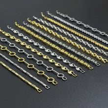 Load image into Gallery viewer, Elegant Link Bracelet Bracelet, Mixed Metal Chain bracelet collection, Sku#ZX235
