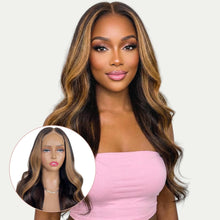 Load image into Gallery viewer, Zaria Glueless 5x5 HD Lace Professionally Colored 100% Human Hair Closure Wig