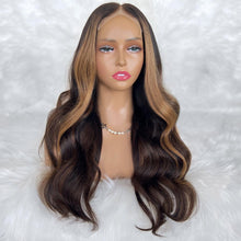 Load image into Gallery viewer, Zaria Glueless 5x5 HD Lace Professionally Colored 100% Human Hair Closure Wig
