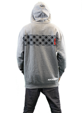 Load image into Gallery viewer, Plaid Block Zip Hoodie