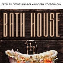 Load image into Gallery viewer, Rinse And Relax Bath House Sign