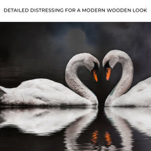 Load image into Gallery viewer, Moonlit Romantic Swan Canvas Wall Art