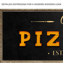 Load image into Gallery viewer, Wood Pizzeria Sign