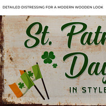 Load image into Gallery viewer, Raise A Pint And Celebrate St. Patrick's Day In Style Sign