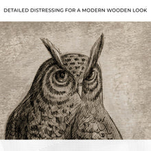 Load image into Gallery viewer, Owl Pencil Sketch Portrait Canvas Wall Art
