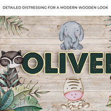 Load image into Gallery viewer, Safari Kids Room Sign