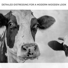 Load image into Gallery viewer, Monochrome Holstein Cows Canvas Wall Art