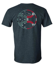 Load image into Gallery viewer, HOOey Flag Fill (Charcoal) - Mens T-Shirt