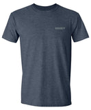 HOOey Flag Fill (Heather Navy) - Mens T-Shirt