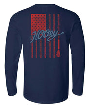 Load image into Gallery viewer, HOOey Flag Fill (Heather Navy) - Mens T-Shirt (Closeout)