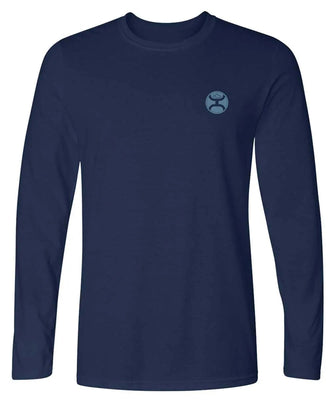 HOOey Flag Fill (Heather Navy) - Mens T-Shirt (Closeout)