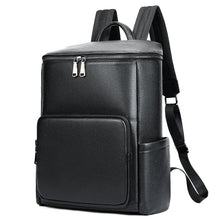 Load image into Gallery viewer, Men's Genuine Leather Laptop Backpack – Business Commuter Bag