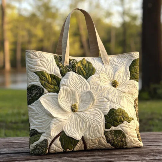 Women's Trendy Printed Tote & Shoulder Bag - Canvas Lined Oxford Cloth
