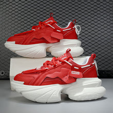 Load image into Gallery viewer, Men's Breathable Height-Enhancing Casual Sneakers - Thick Sole Lace-Up Shoes