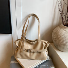 Load image into Gallery viewer, Oil-Waxed PU Leather Bucket Bag